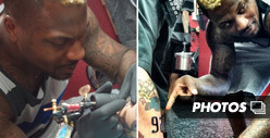 Dallas Mavericks Star DeShawn Stevenson -- Rookie Tattoo Artist