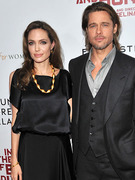 Angelina Steps Out With Brad and His Parents