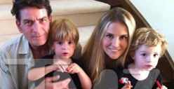 Charlie Sheen & Brooke Mueller's Kids -- Daddy to the Rescue