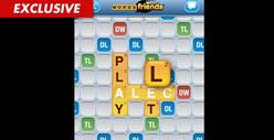 'Words With Friends' DEFENDS Alec Baldwin -- We'll Spell It Out for You