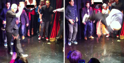 Chris Brown & Dance Crew -- The INSANE Back-flipping Breakdance Battle [VIDEO]