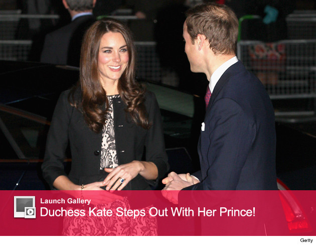 Kate Middleton Steps Out With Her Prince