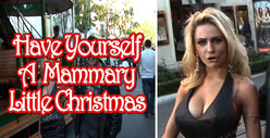 Courtney Stodden -- Flaunts Her Huge HOliday Spirit