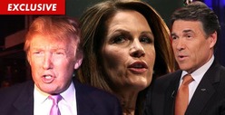 Donald Trump --  Michele Bachmann and Rick Perry Are COWARDS