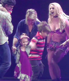 Britney Spears' Family Surprises Star on Stage for Final Show!