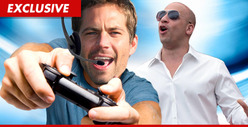Paul Walker -- Hookin' Up with Vin Diesel for Video Game Fix 