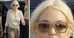 Lindsay Lohan Arrives at Court -- I'm Leaving My Boobs in Playboy