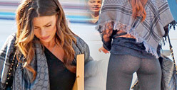 Sofia Vergara Wardrobe Malfunction -- The Beautiful See-Through Rear View