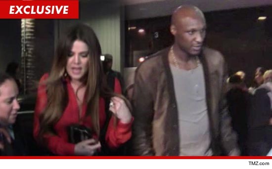 Khloe Kardashian and Lamar Odom