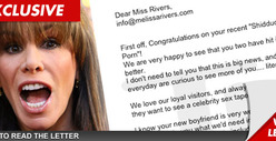 Melissa Rivers -- Porn Boyfriend, Porn Offer