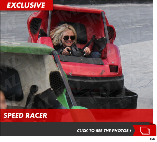 Cameron Diaz Go Karts