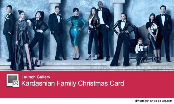 The Kardashian Christmas Card Is Here 1219 kardashian launch