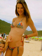 Alessandra Ambrosio Shares Pregnant Bikini Pic