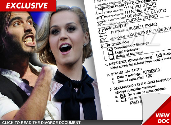 Russell Brand Files for Divorce from Katy Perry | TMZ.