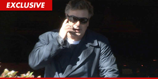 Alec Baldwin on the phone
