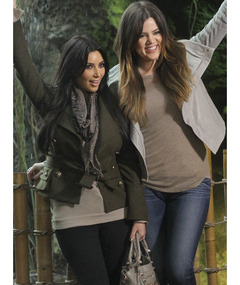 Kim and Khloe Take a Walk on the Wild Side