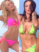 Adriana Lima & Candice Swanepoel's Sexy Bikini Video