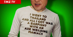 Jeremy Renner -- Random Ax of Violence in Thailand