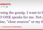 Katy Perry -- Takes Swipe at Her Parents via Twitter