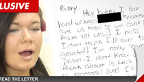 Amber Portwood's Jailhouse Letter -- Cops Are Afraid I'll Shiv Someone