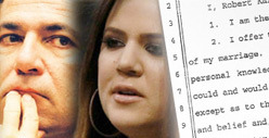 Robert Kardashian Speaks from Grave -- I'm Khloe's Dad