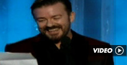 Golden Globes -- Did Ricky Gervais Just Out Jodie Foster?