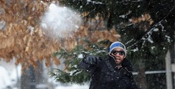 Hugh Jackman -- Snow Ballin'