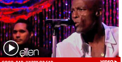Seal Sings on Ellen -- 'LET'S STAY TOGETHER'
