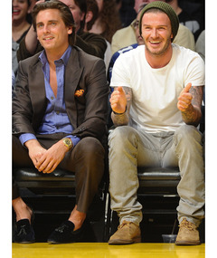 David Beckham and Scott Disick Courtside at the Lakers Game