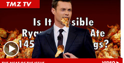 Ryan Seacrest -- Ultimate Crusher of Buffalo Wings?? 