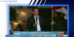 Mitt Romney Butchers 'America the Beautiful' -- Obama Wins Song War