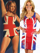 Geri Halliwell Steps Back Into Infamous Union Jack Dress