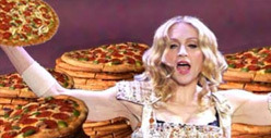 Madonna Drops Cheesy Gift on Super Bowl Staff -- You Wanna Pizza Me?!?!