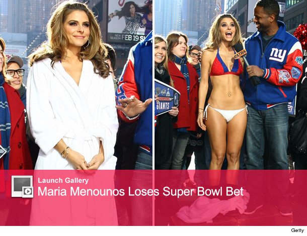 maria menounos giants bikini