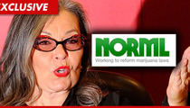 Roseanne Barr -- Already a (Bong) Hit with Weed Advocacy Group