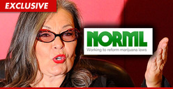 Roseanne Barr -- Already a (Bong) Hit with Weed Advocacy Group
