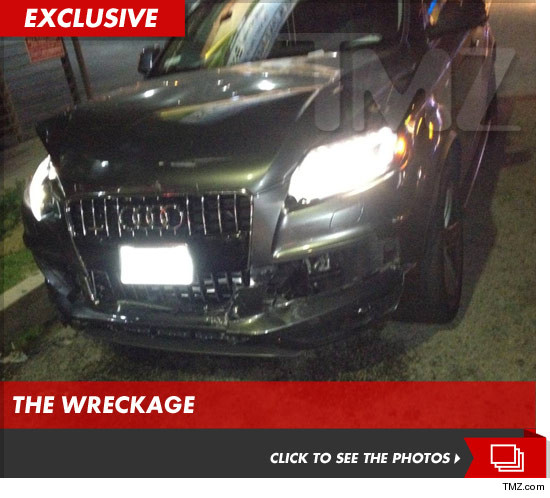 Mark Ballas girlfriend totally destroyed his Audi SUV