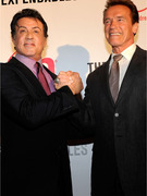 Arnold Schwarzenegger and Sylvester Stallone: Action Star Reunion