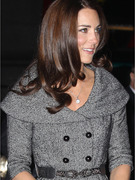 Duchess Kate Middleton's First Public Appearance Without Prince William