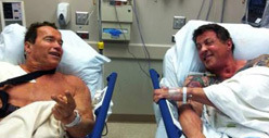 Arnold Schwarzenegger and Sylvester Stallone -- The Couple That Surgeries Together