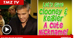 George Clooney and Stacy Keibler -- Time for a Nickname!