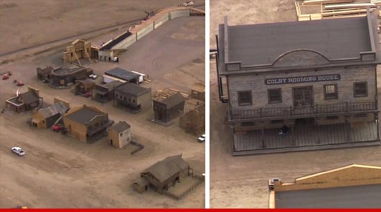 The Lone Ranger movie set
