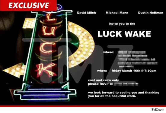 HBO Luck wake invitation