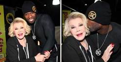 Joan Rivers -- Lip Smacked by 50 Cent