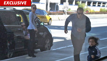Jennifer Lopez's Kid -- Escape FOILED By Fleet-Footed Bodyguard