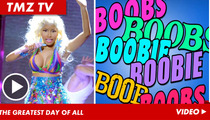 Nicki Minaj -- On Top of National Cleavage Day