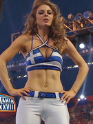 Sexy Maria Menounos Fights In the Ring at WrestleMania!