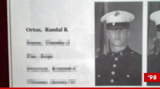 Randy Orton in a marine uniform