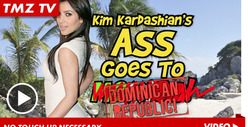Kim Kardashian -- Bikini Butt Au Natural 