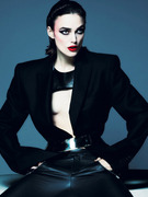 Leather-Clad Keira Knightley In Sexy Shoot